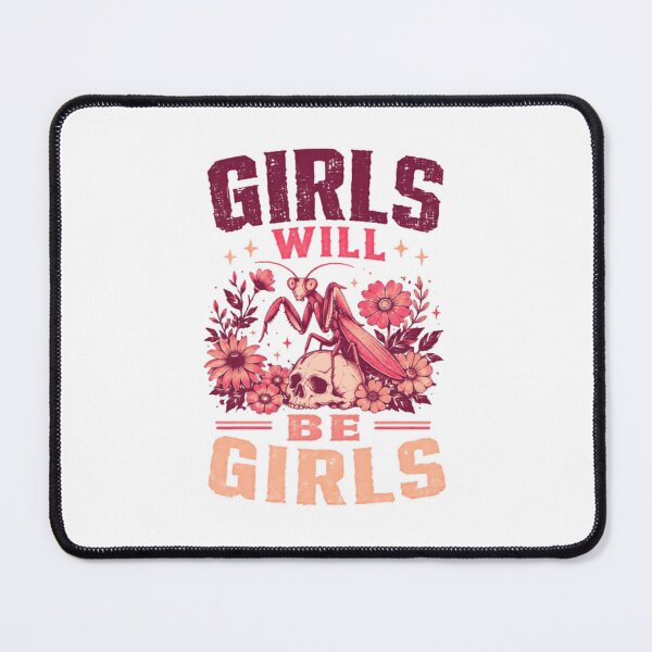 Item preview, Girls Will Be Girls Praying Mantis Skull Women Entomology Lover designed and sold by JonesFlora2025.