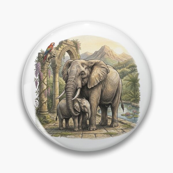 Item preview, African Elephant & Flora Safari designed and sold by CHRIST5000.