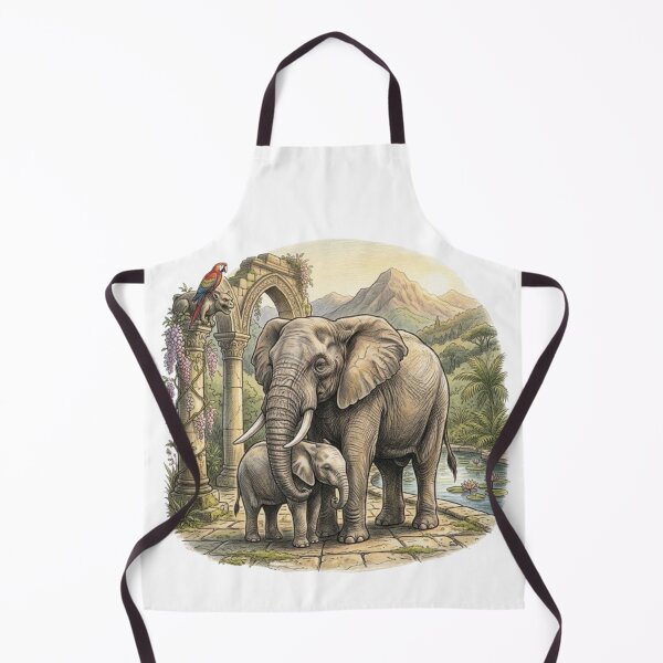 Item preview, African Elephant & Flora Safari designed and sold by CHRIST5000.