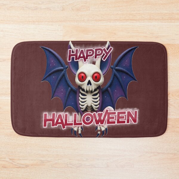 Item preview, happy halloween bat colorful typographic design designed and sold by SmashingDeals.