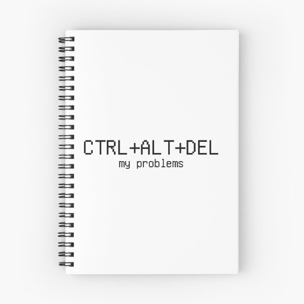 Item preview, Ctrl Alt Delete My Problems Funny Tech T-Shirt designed and sold by low battery meme design.