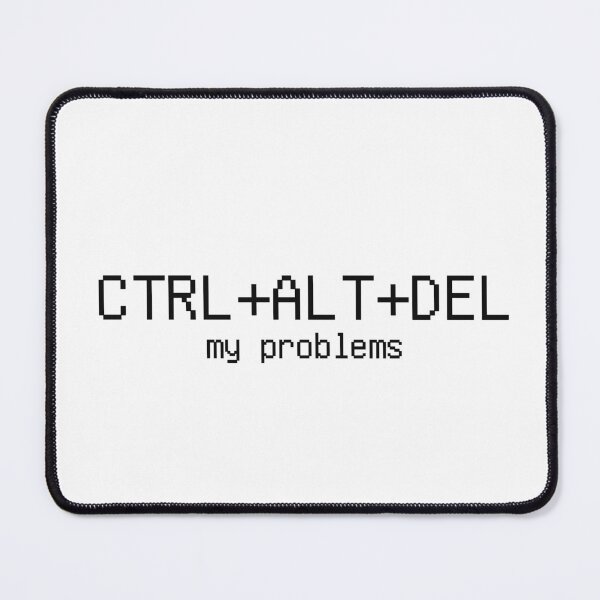 Item preview, Ctrl Alt Delete My Problems Funny Tech T-Shirt designed and sold by low battery meme design.