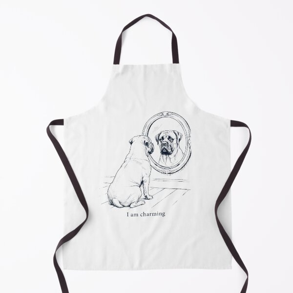 Item preview, Mastiff I Am Charming Mirror Meme Dog Lover designed and sold by dian-rody-crest.