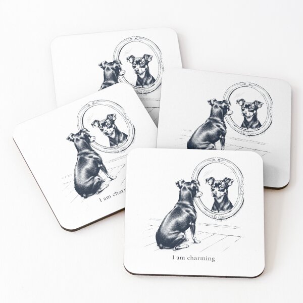 Item preview, Miniature Pinscher I Am Charming Mirror Meme Dog Lover designed and sold by dian-rody-crest.