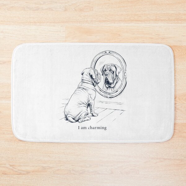 Item preview, Neapolitan Mastiff I Am Charming Mirror Meme Dog Lover designed and sold by dian-rody-crest.