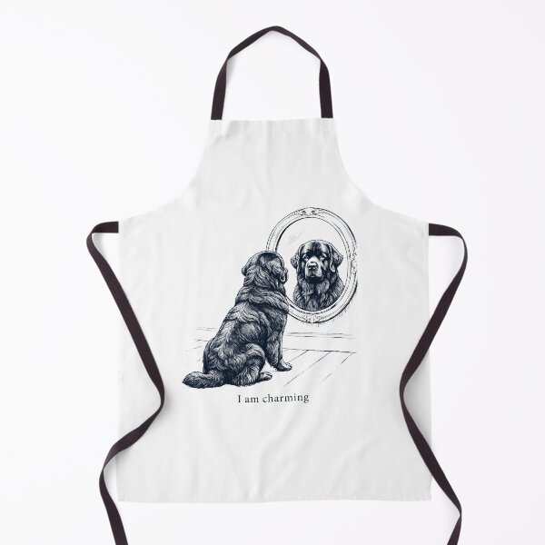 Item preview, Newfoundland I Am Charming Mirror Meme Dog Lover designed and sold by dian-rody-crest.