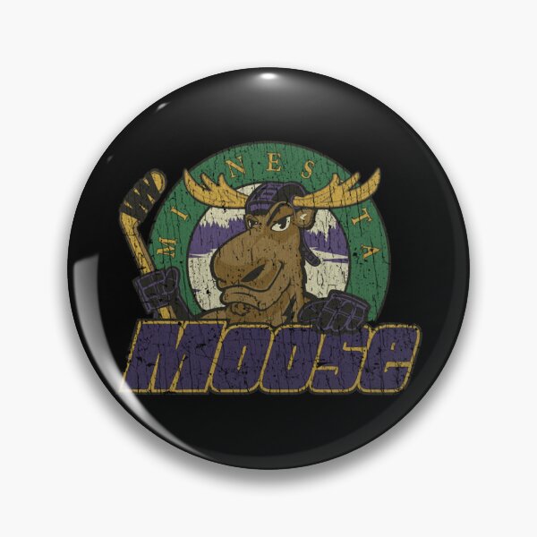Item preview, Vintage Ice Hockey Moose Mascot Distressed Sports Crest designed and sold by uoncdru.