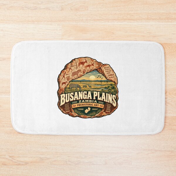 Item preview, Busanga Plains Zambia Prehistoric Art African Safari Travel Wildlife Souvenir designed and sold by Star3NowForMe.