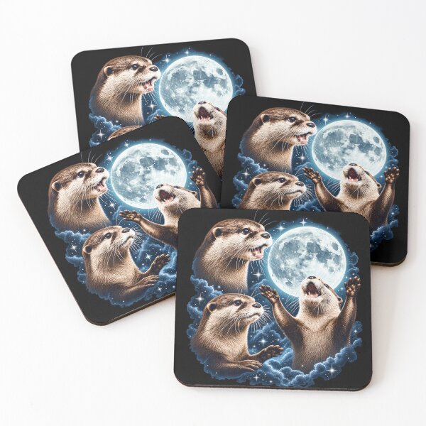 Item preview, Three Otters Moon designed and sold by kyvua-artist.