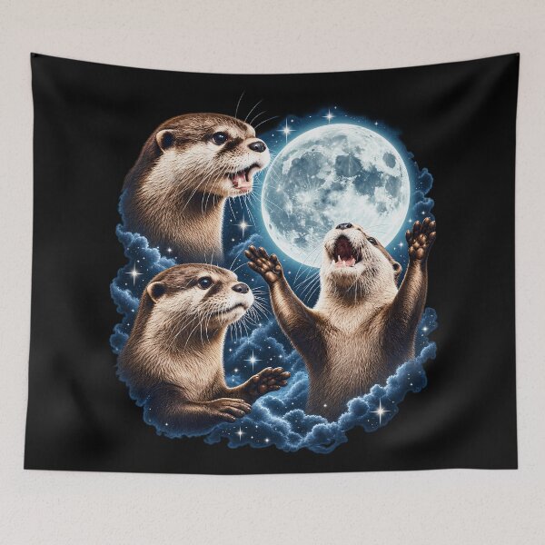 Item preview, Three Otters Moon designed and sold by kyvua-artist.