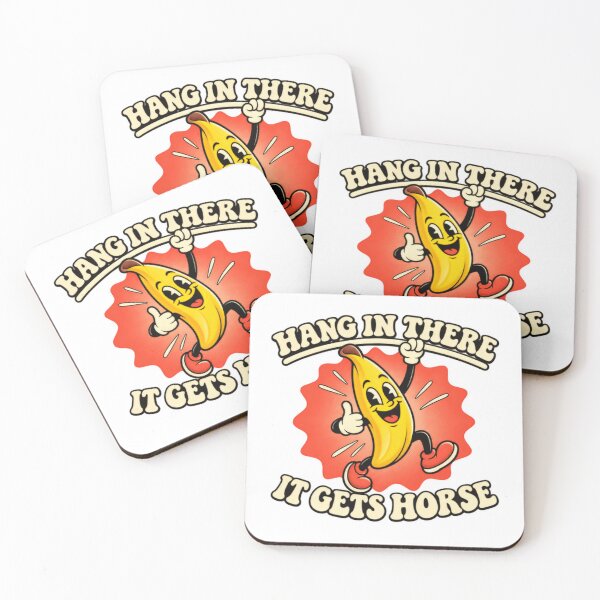 Item preview, Hang In There It Gets Horse Sarcastic Humor Anti Motivational Saying designed and sold by JonesFlora2025.