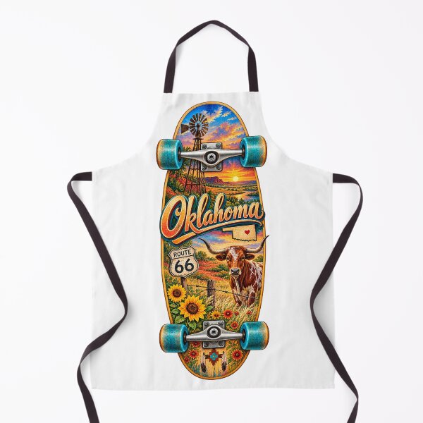 Item preview, Oklahoma Gen X Skateboard designed and sold by Whimspired By Paxx.