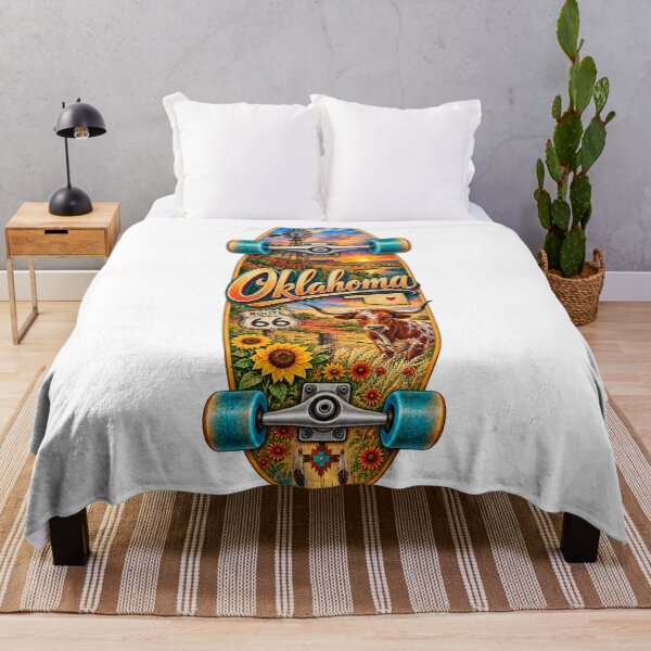 Item preview, Oklahoma Gen X Skateboard designed and sold by Whimspired By Paxx.