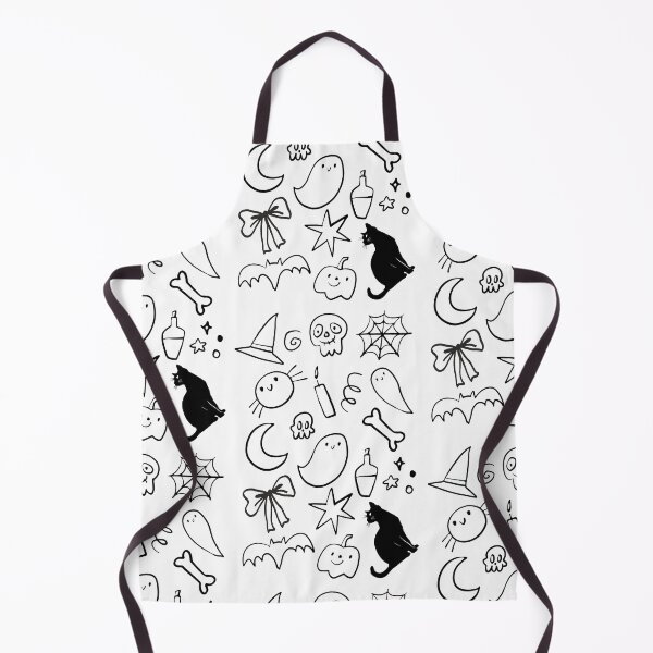 Item preview, Spooky Doodles Black-on-White designed and sold by The Lady Goblin's Goods.