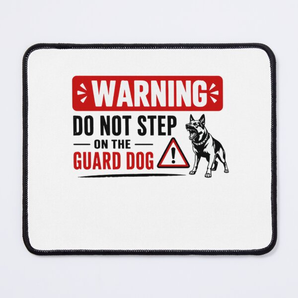 Item preview, Warning Do Not Step On The Guard Dog German Shepherd Owner K9 Lover designed and sold by RetroMini2026.