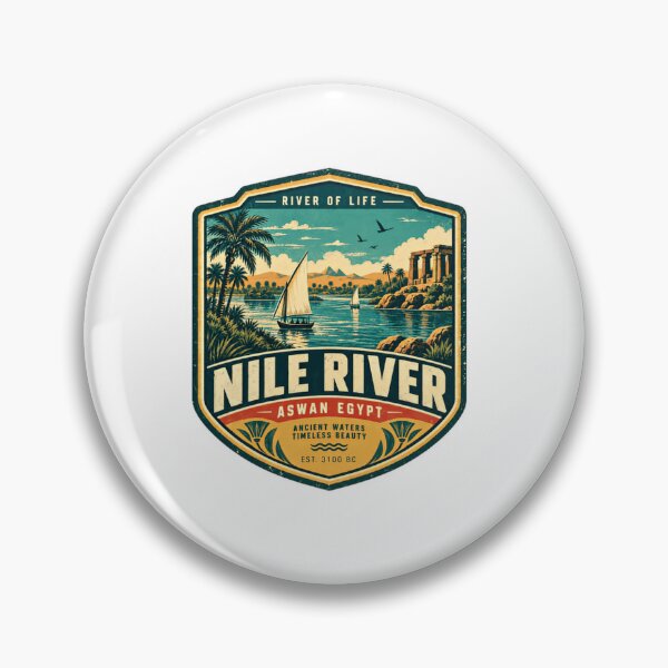Item preview, Nile River Aswan Egypt River Of Life Ancient Waters Timeless Beauty Egyptian Travel designed and sold by SkeletonsDanger.