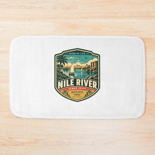 Item preview, Nile River Aswan Egypt River Of Life Ancient Waters Timeless Beauty Egyptian Travel designed and sold by SkeletonsDanger.