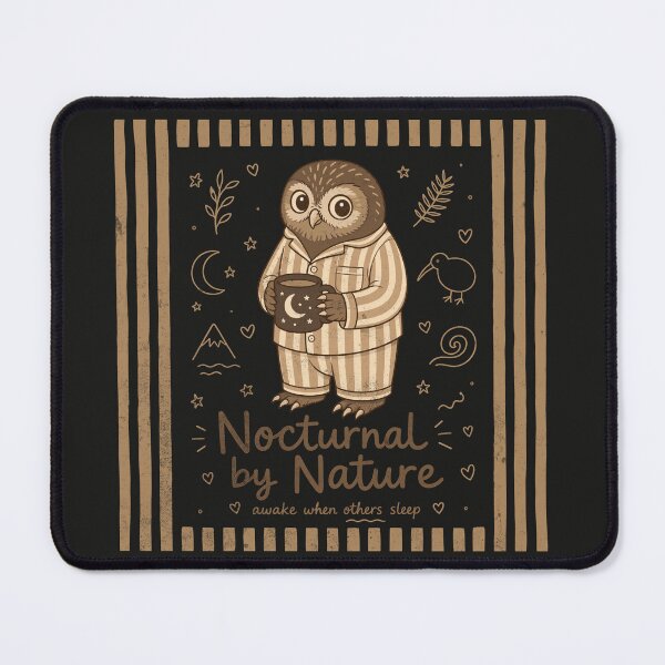 Item preview, Nocturnal by Nature Morepork Ruru NZ Bird designed and sold by MvuuStudio.
