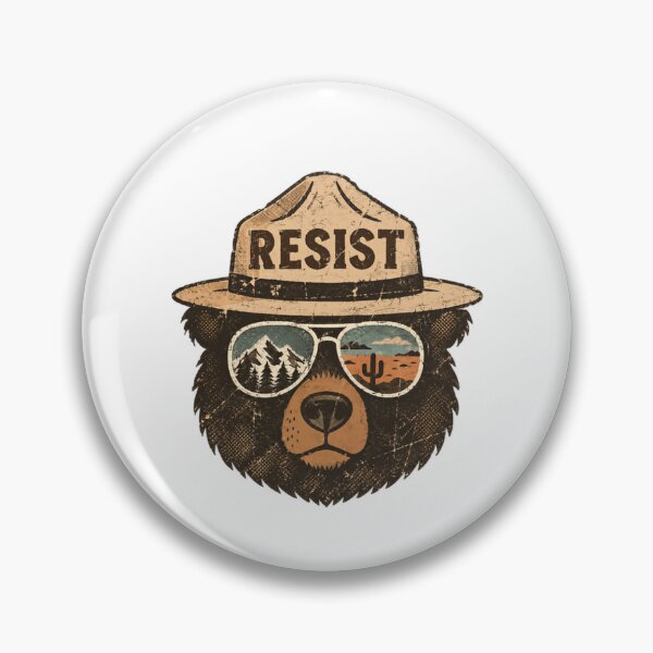 Item preview, Resist National Parks Public Lands Conservation Environmental Activist designed and sold by HumansStuck12.