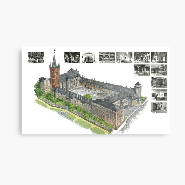 Königsberg Castle in detail Metal Print