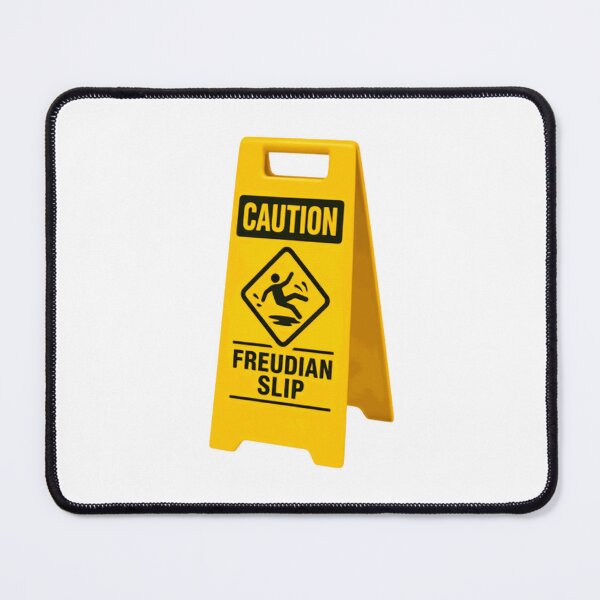 Item preview, Caution Freudian Slip Psychology Humor Psychologist Gift designed and sold by JonesFlora2025.