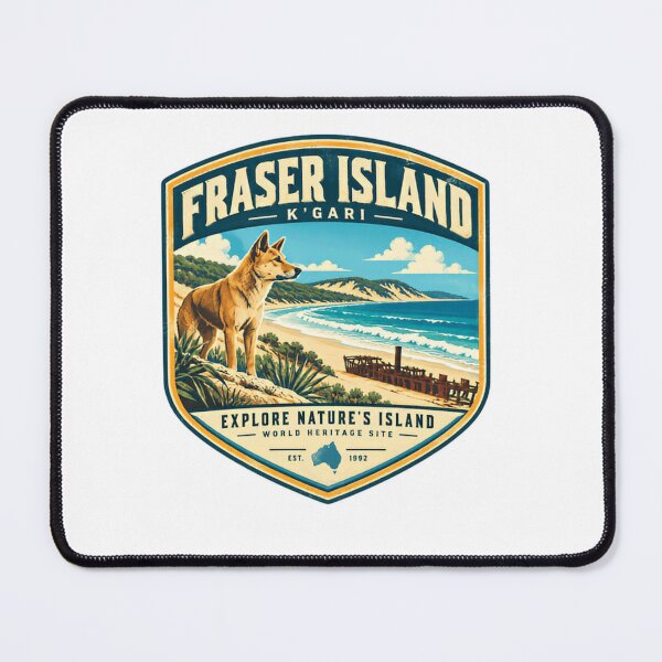 Item preview, Fraser Island K'Gari Explore Nature's Island World Heritage Site Dingo Australian Travel designed and sold by SkeletonsDanger.