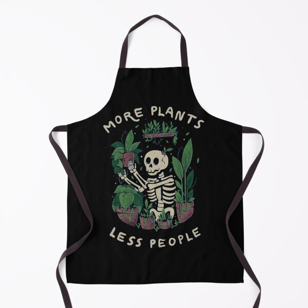 Item preview, More Plants Less People Sarcastic Skeleton Gardener Vibe designed and sold by uoncdru.