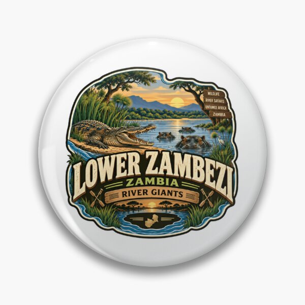 Item preview, Lower Zambezi Zambia River Giants African Wildlife Safari Traveler designed and sold by Star3NowForMe.