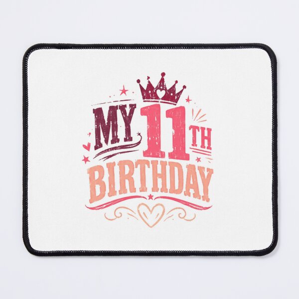 Item preview, My 11th Birthday Eleventh Birthday Girl Turning Eleven Celebration designed and sold by JonesFlora2025.