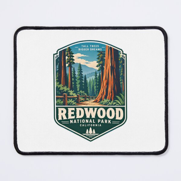 Item preview, Redwood National Park California Tall Trees Bigger Dreams Outdoors Nature Lover designed and sold by NeedForParks.