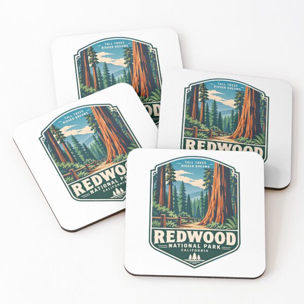 Item preview, Redwood National Park California Tall Trees Bigger Dreams Outdoors Nature Lover designed and sold by NeedForParks.