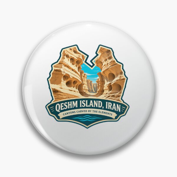 Item preview, Qeshm Island, Iran Canyons Carved By The Elements Travel Souvenir designed and sold by SkeletonsDanger.