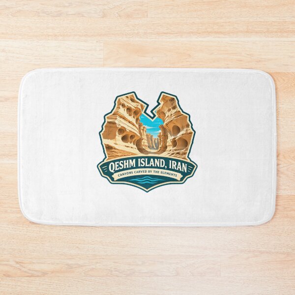 Item preview, Qeshm Island, Iran Canyons Carved By The Elements Travel Souvenir designed and sold by SkeletonsDanger.