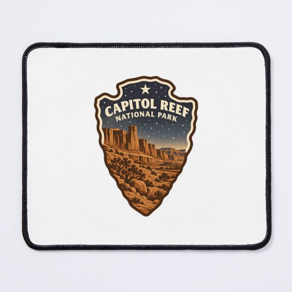 Item preview, Capitol Reef National Park Utah Travel Hiking Souvenir designed and sold by SEEM-drawing.