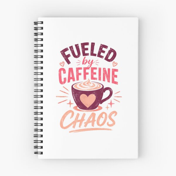 Item preview, Fueled By Caffeine Chaos Coffee Lover Busy Parent Worker Student designed and sold by JonesFlora2025.