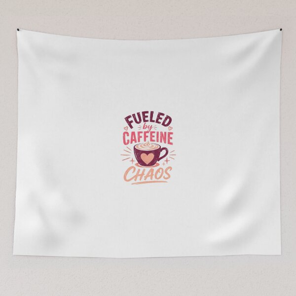 Item preview, Fueled By Caffeine Chaos Coffee Lover Busy Parent Worker Student designed and sold by JonesFlora2025.