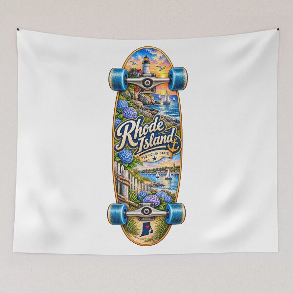 Item preview, Rhode Island Gen X Skateboard designed and sold by Whimspired By Paxx.