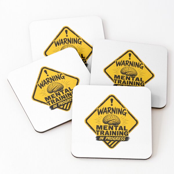 Item preview, Warning Mental Training In Progress Brain Development Self Improvement Learner designed and sold by RetroMini2026.