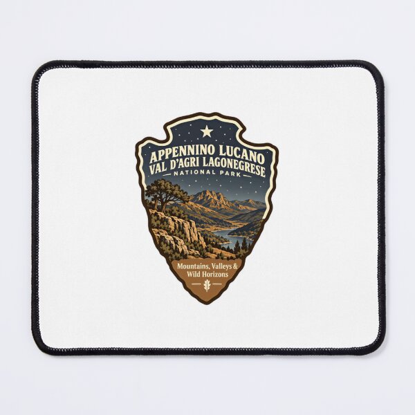 Item preview, Appennino Lucano Val D'Agri Lagonegrese National Park Mountains Valleys Wild Horizons Italian Travel Hiker designed and sold by SEEM-drawing.