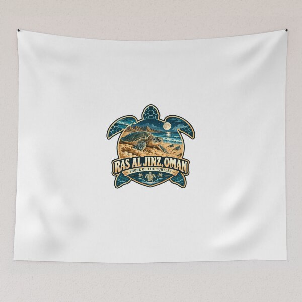 Item preview, Ras Al Jinz, Oman Shore Of The Turtles Oman Travel Souvenir Sea Turtle Lover designed and sold by Star3NowForMe.