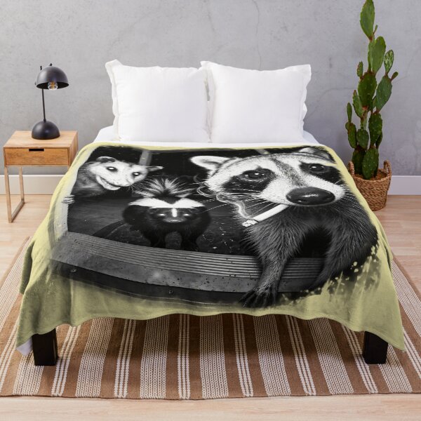 Item preview, Trash Panda Night, Funny Raccoon Opossum Skunk designed and sold by kyvua-artist.