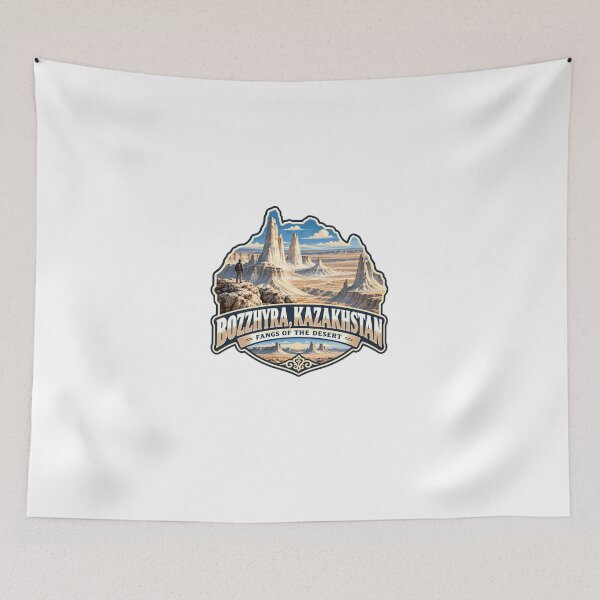 Item preview, Bozzhyra Kazakhstan Fangs Of The Desert Travel Adventure Explorer designed and sold by Star3NowForMe.