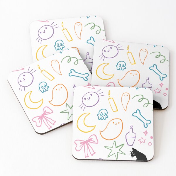 Item preview, Spooky Doodles Rainbow designed and sold by The Lady Goblin's Goods.