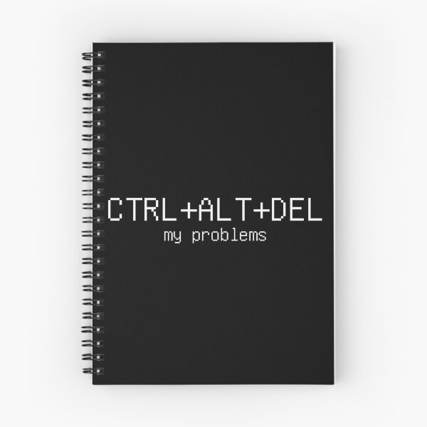 Item preview, Ctrl Alt Delete My Problems Funny Tech T-Shirt designed and sold by low battery meme design.