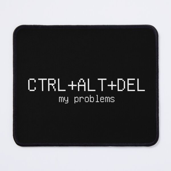 Item preview, Ctrl Alt Delete My Problems Funny Tech T-Shirt designed and sold by low battery meme design.