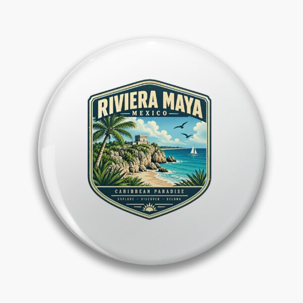 Item preview, Riviera Maya Mexico Caribbean Paradise Travel Vacation Souvenir Explore Discover Belong designed and sold by SkeletonsDanger.