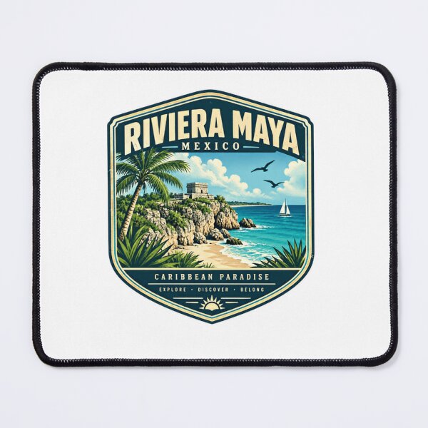 Item preview, Riviera Maya Mexico Caribbean Paradise Travel Vacation Souvenir Explore Discover Belong designed and sold by SkeletonsDanger.