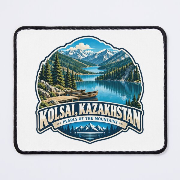 Item preview, Kolsai, Kazakhstan Pearls Of The Mountains Travel Mountains Lakes Nature Hiking Adventure designed and sold by Star3NowForMe.