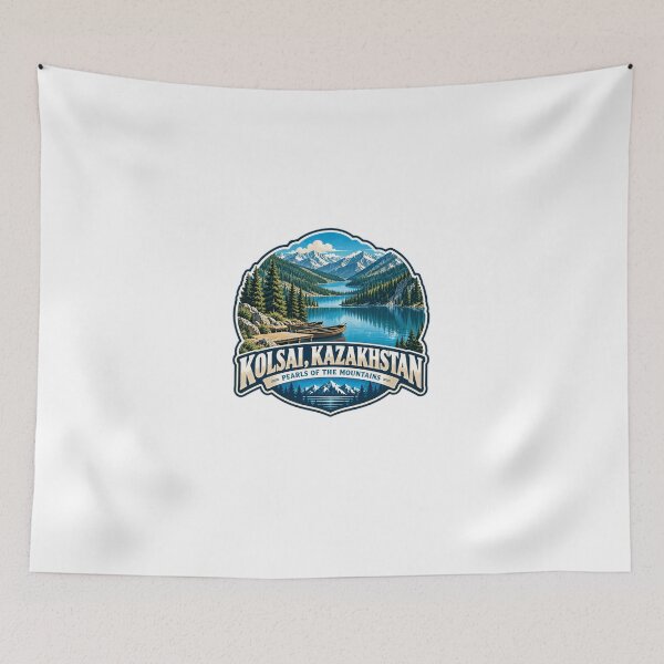 Item preview, Kolsai, Kazakhstan Pearls Of The Mountains Travel Mountains Lakes Nature Hiking Adventure designed and sold by Star3NowForMe.