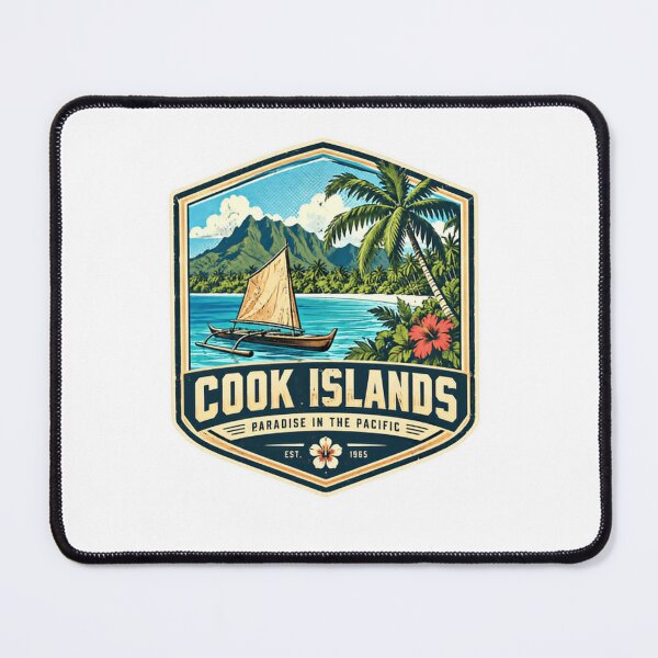 Item preview, Cook Islands Paradise In The Pacific Est 1965 Travel Vacation Island Lover designed and sold by SkeletonsDanger.